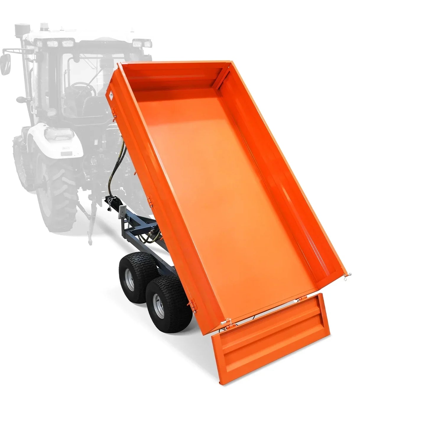 MechMaxx DT4X8 Dump Trailer 2-Ton Capacity Heavy-Duty New