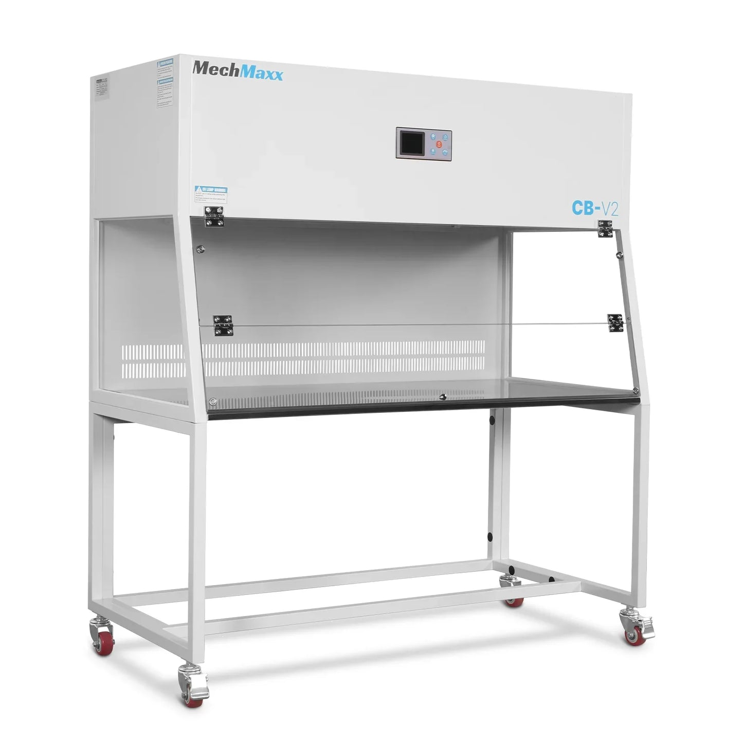 MechMaxx CB-V2 Laminar Flow Clean Bench 53.5" Wide Vertical HEPA Filtration UV Sterilization ISO Class 5 New