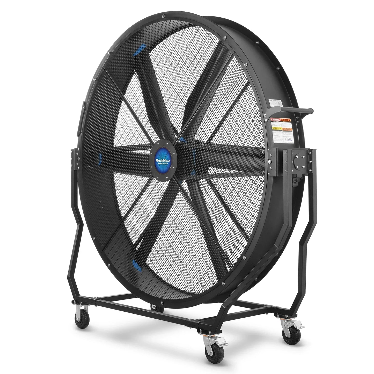 MechMaxx MF-79T Industrial Fan 79" Portable Tiltable Mobile High Volume Floor Fan Variable High-Efficiency PMSM Motor for Warehouse Workshop Gym New