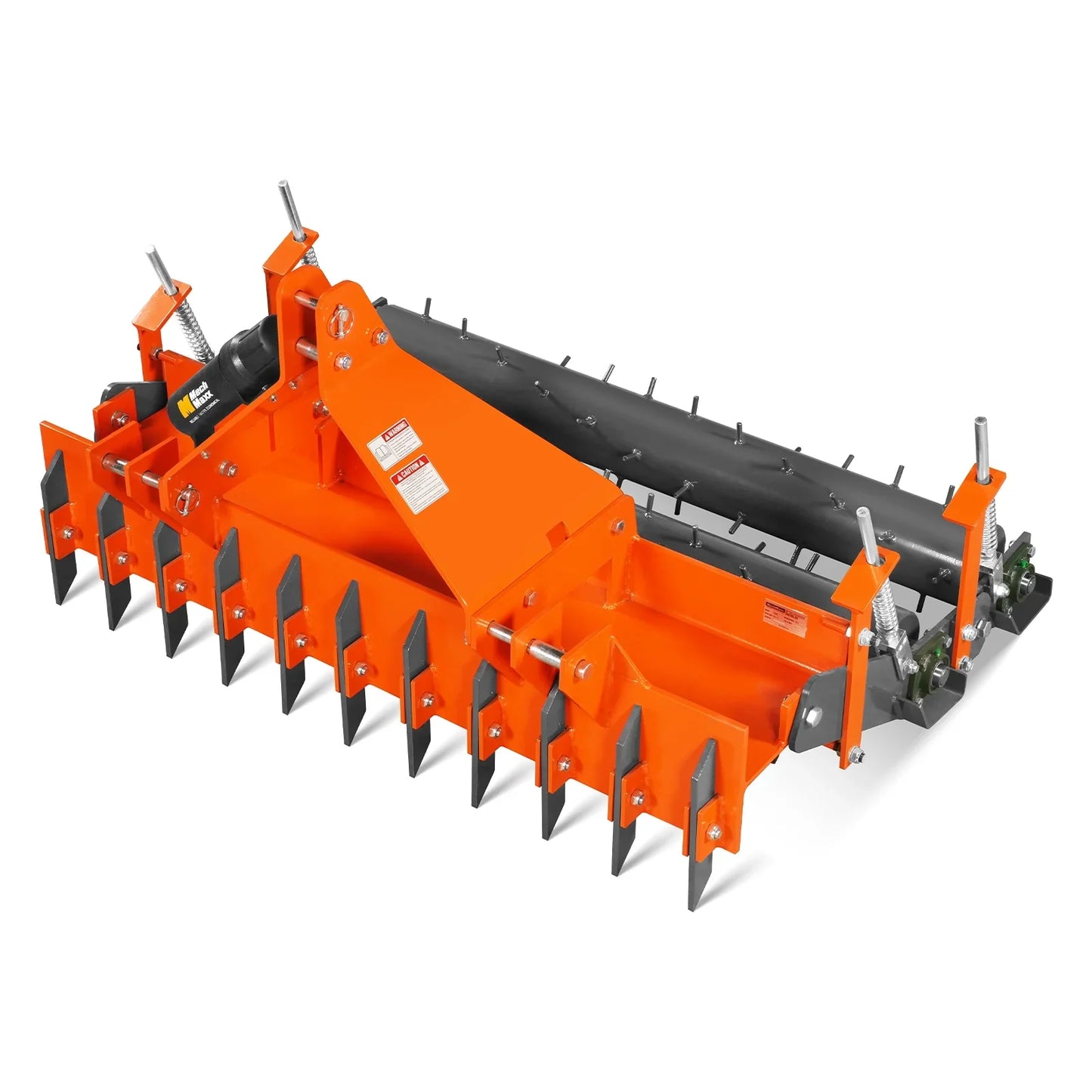 MechMaxx TSP60D Soil Pulverizer 60" Heavy Duty Double Spiked Roller 21 Shanks Category 1 and 2 3 Point Hitch Tractor Attachment New