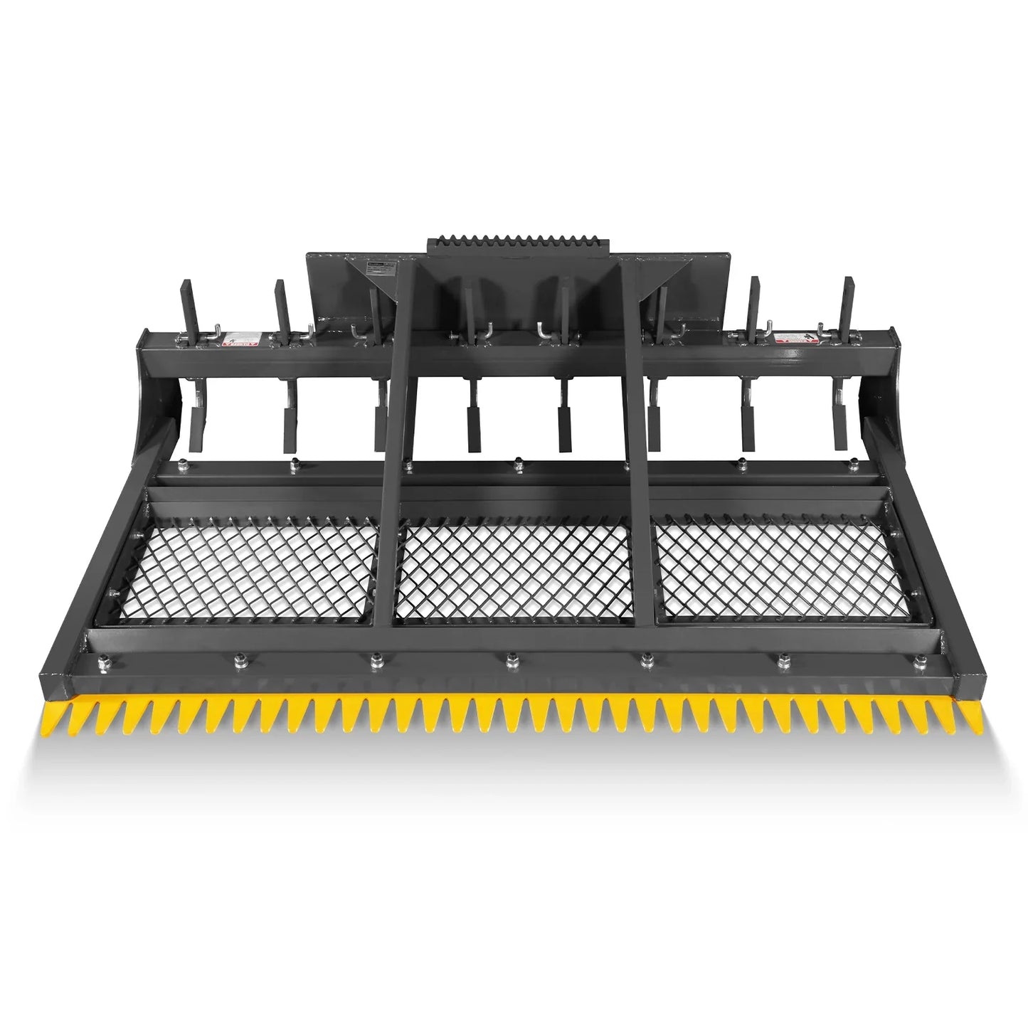 MechMaxx SSLP84 Skid Steer Land Plane 84" 8 Adjustable Scarifier Shanks Removable Sift Screen Bolt-On Cutting Blades New