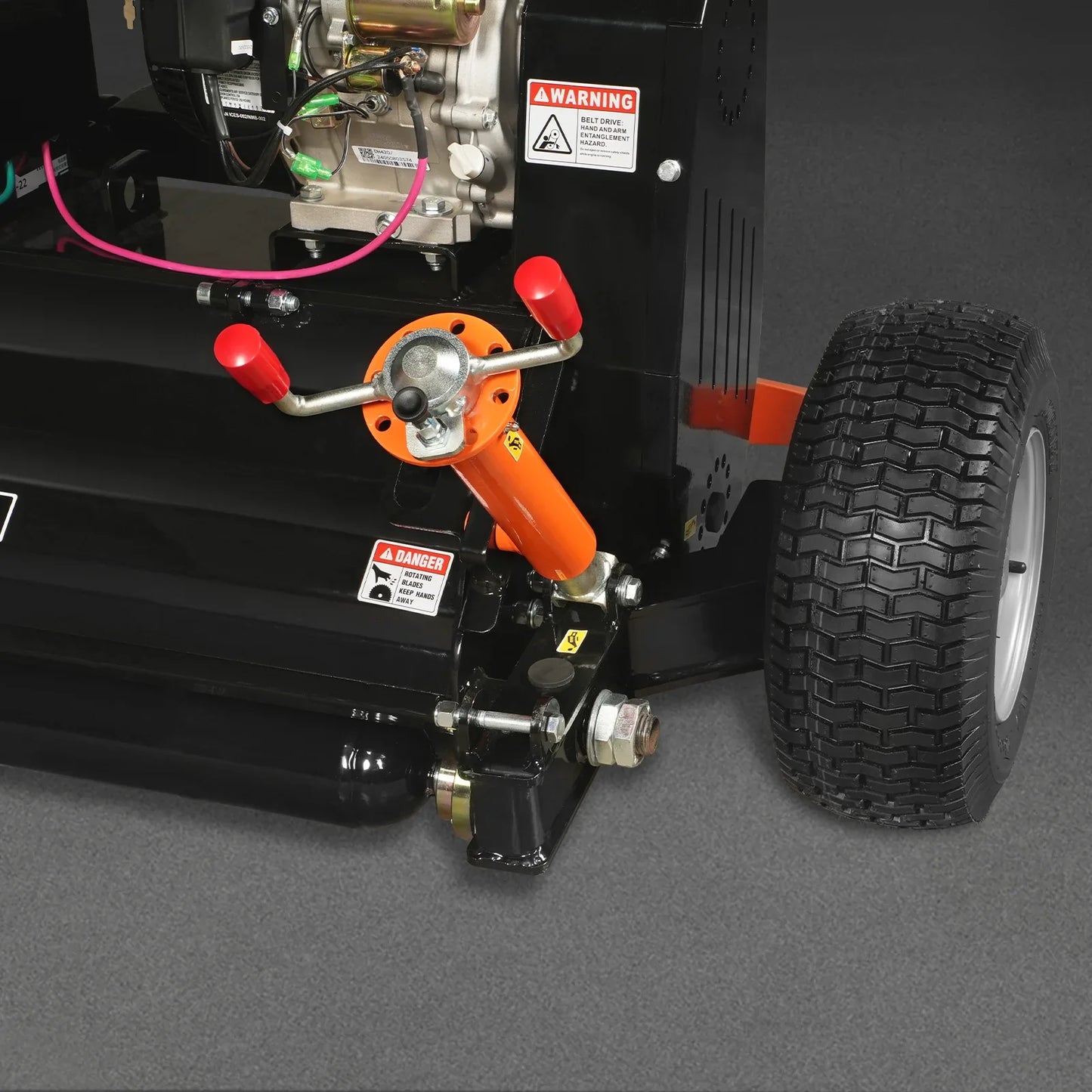 MechMaxx ATV120 Flail Mower 48" Tow-Behind ATV Offset 15HP 459cc Electric Start Gas Engine Adjustable Mowing Height New