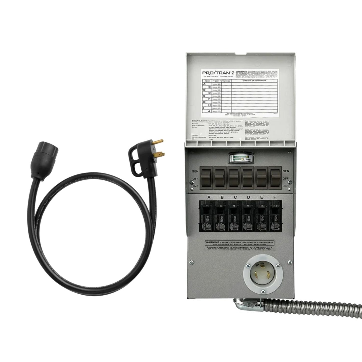 Anker SOLIX Home Backup Kit (30A Transfer Switch+ Cable) for F2600