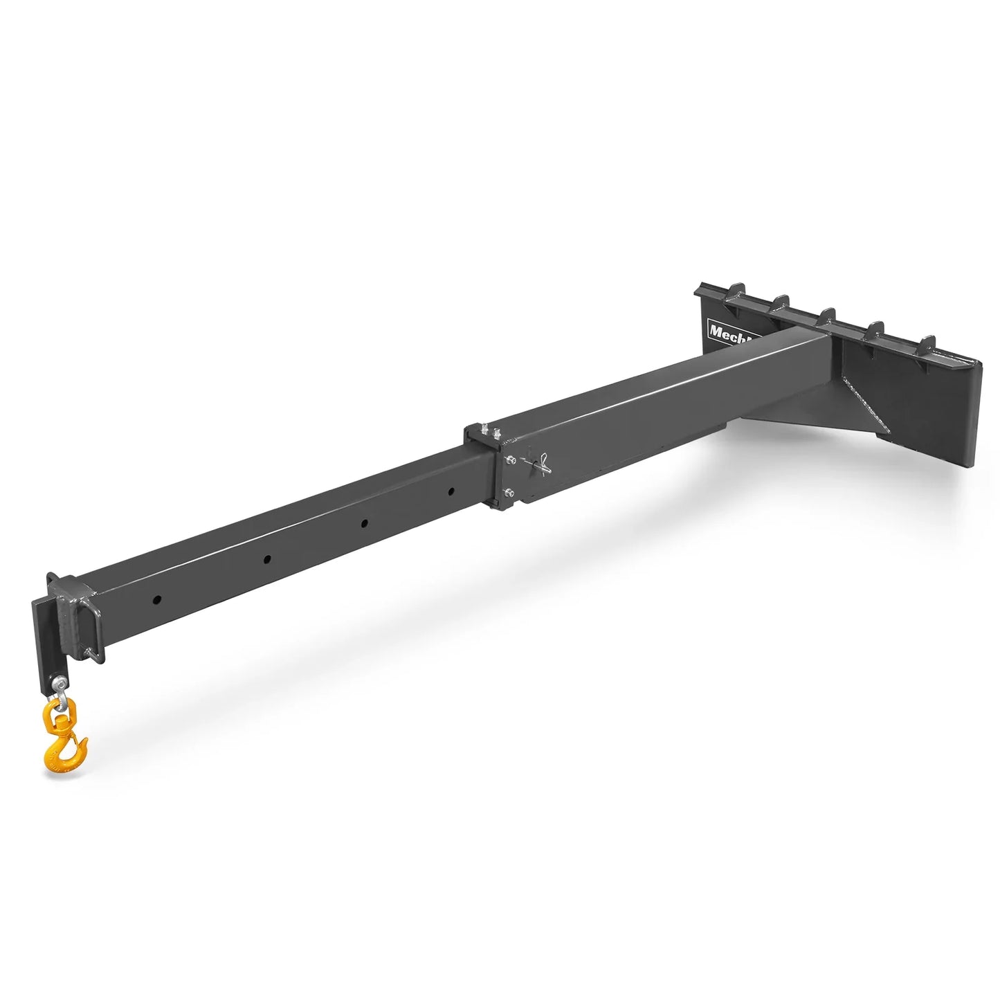 MechMaxx SSCJ50 Skid Steer Crane Jib Adjustable Manual Telescoping 6' - 10' 5000 lbs Max Capacity Attachment New