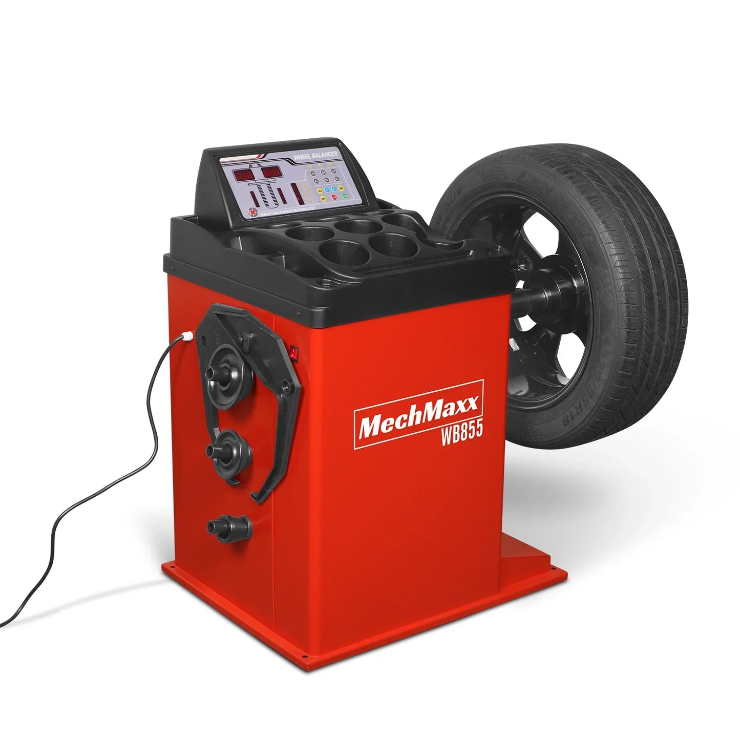 MechMaxx TC966+WB855 Tire Changer 24" Rim Swing Arm Wheel Balancer Bundle New