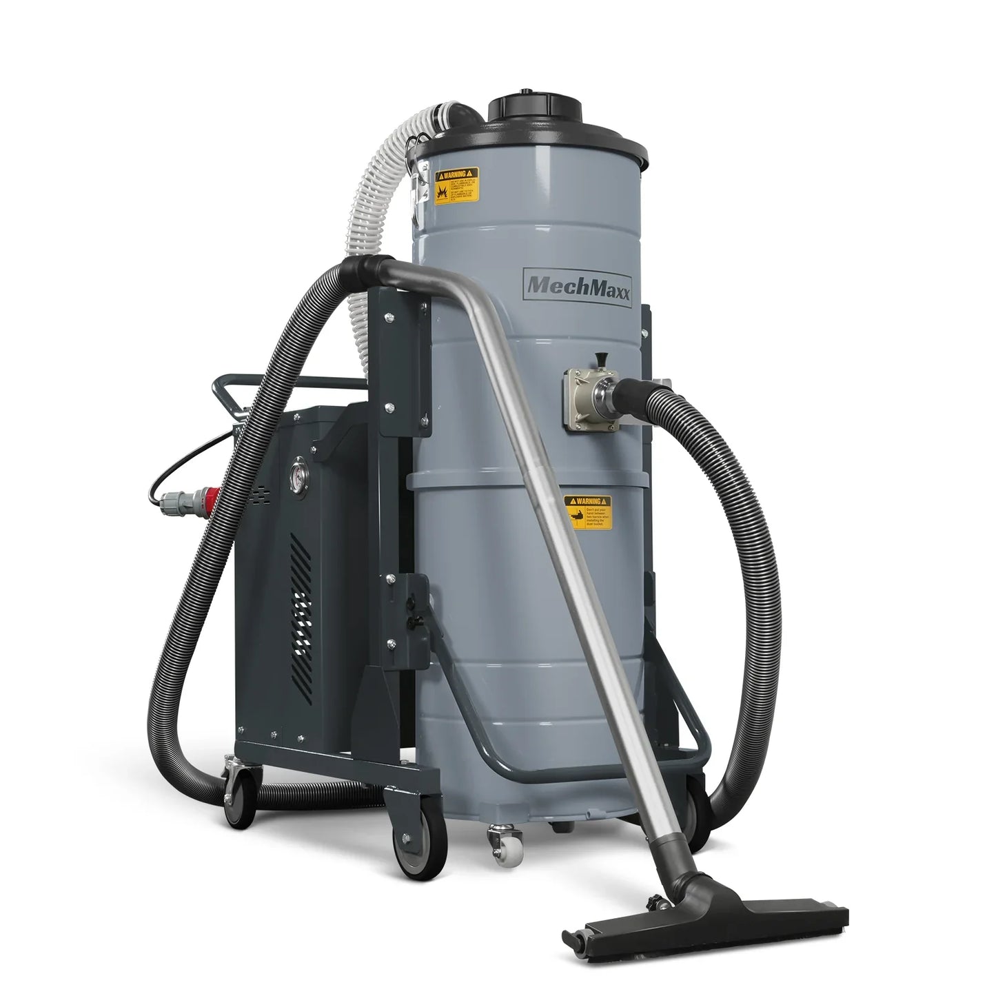 MechMaxx IVB480 Wet Dry Vacuum Industrial HEPA Filter Continuous Duty 8.6 HP 364 CFM 26.4 Gallon 480V 3Phase New