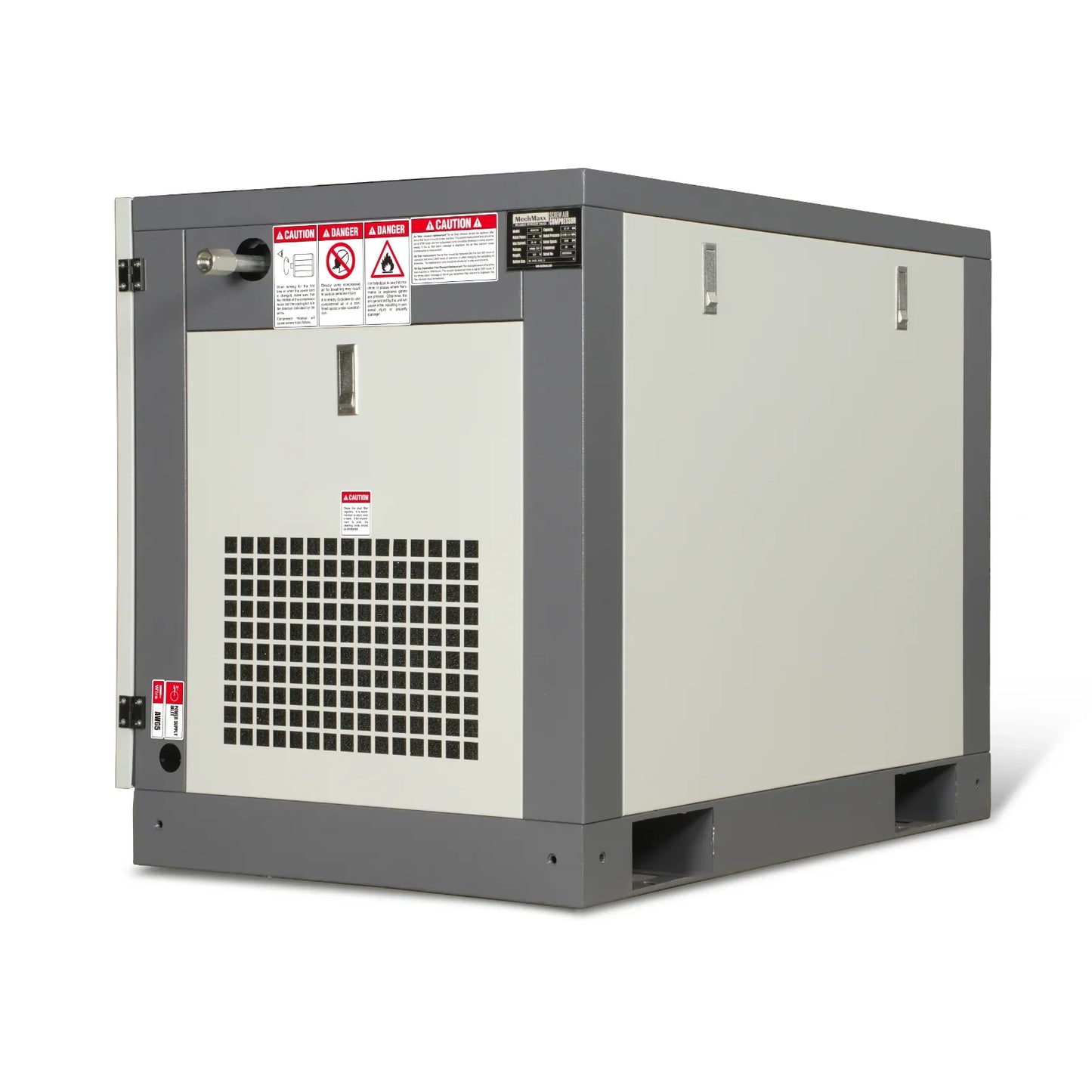 MechMaxx M10AC460 Rotary Screw Air Compressor 10HP 32 CFM 116 PSI 460V 3-Phase Industrial-Grade New