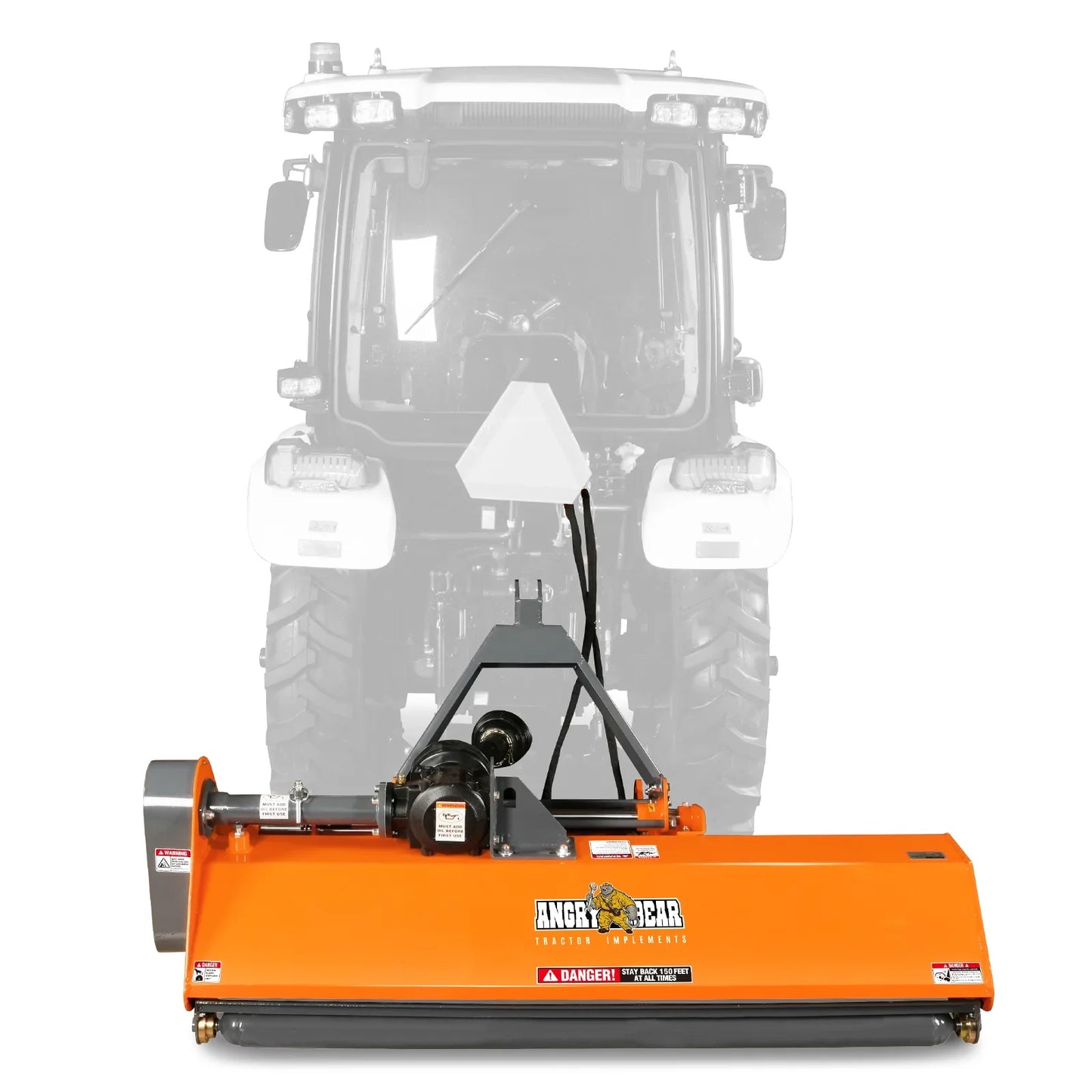 MechMaxx NAM 72H Flail Mower 72" PTO Hydraulic Side Shift 3 Point 45-85HP New
