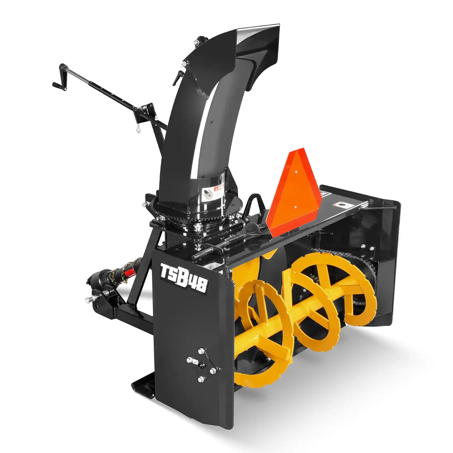 MechMaxx TSB48 Snow Blower 48" 3 Point PTO 24" Impeller 360° Chute 20-45 HP New