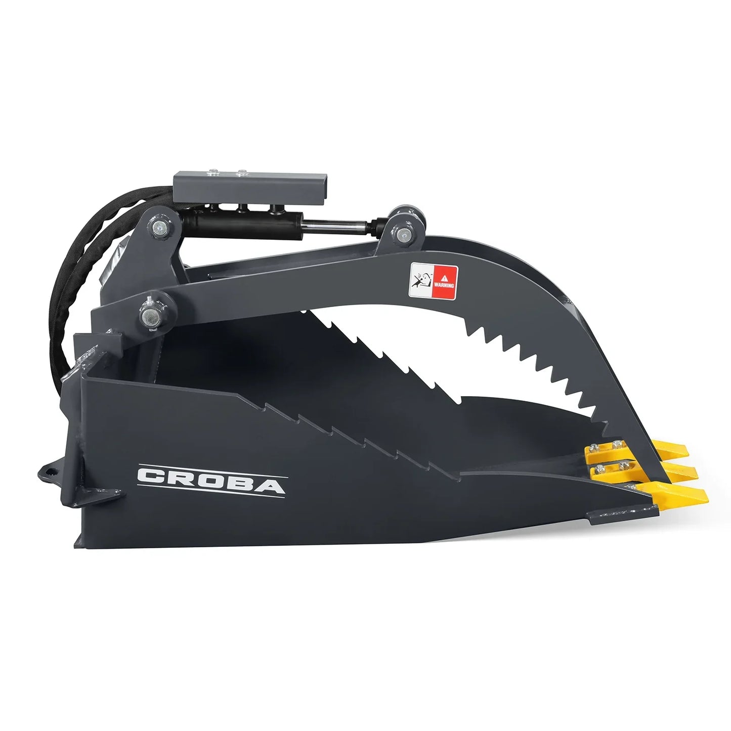 MechMaxx SGB36 Skid Steer Grapple Bucket 36" Max Opening Mini Stump Grapple Bucket New