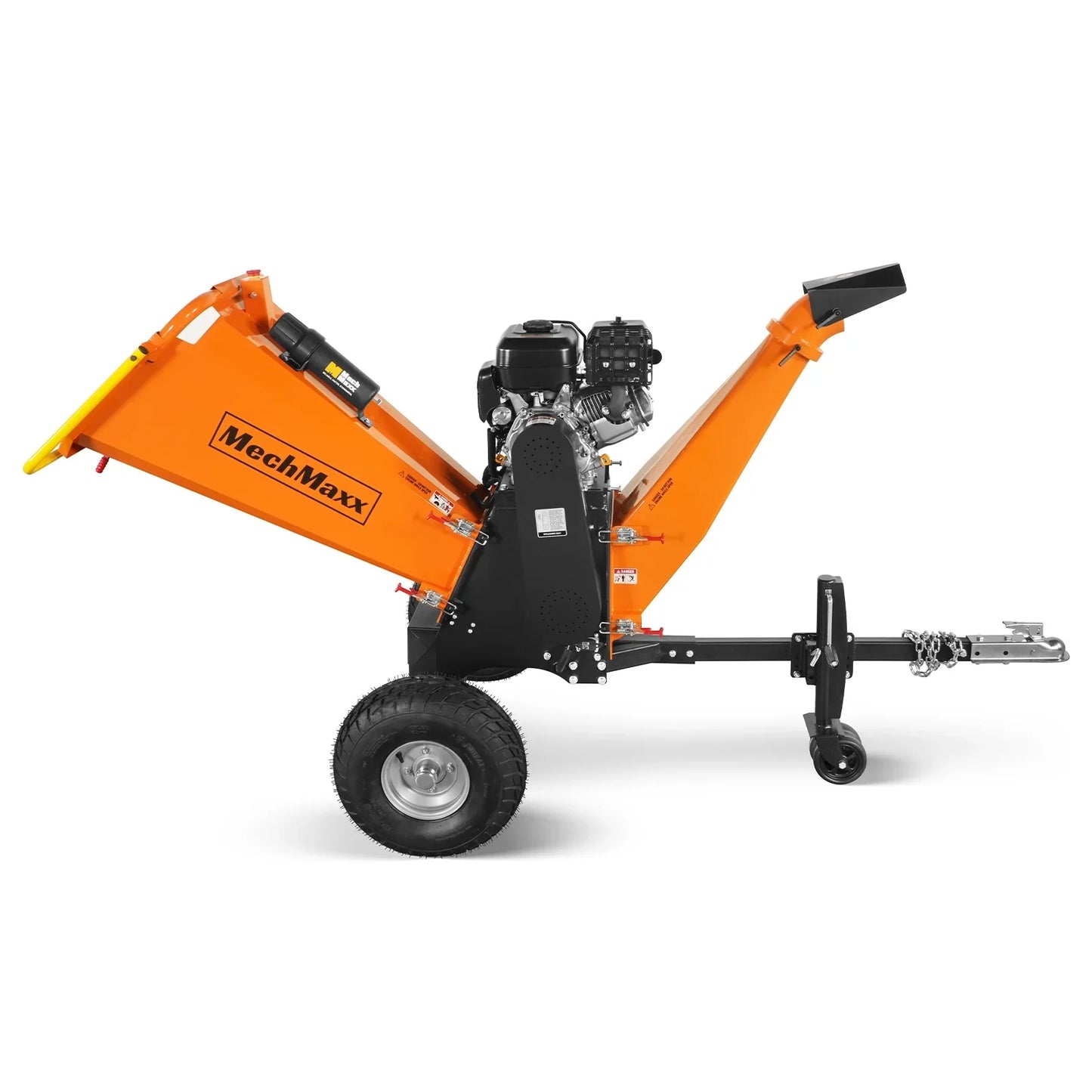 MechMaxx P4206 Wood Chipper 6" Electric Start ZONSEN 420cc 13.4 HP Gasoline Engine Powered Drum New