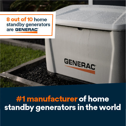 Generac 7258 14kW Standby Generator Propane Natural Gas 1 Phase 240V with Cellular Connectivity