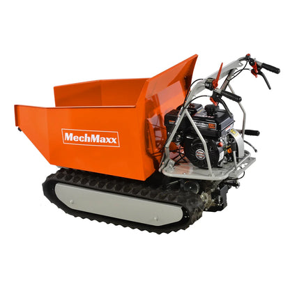 MechMaxx D50MA Mini Dumper 1100 lbs Load Capacity Petrol Engine Powered Track New
