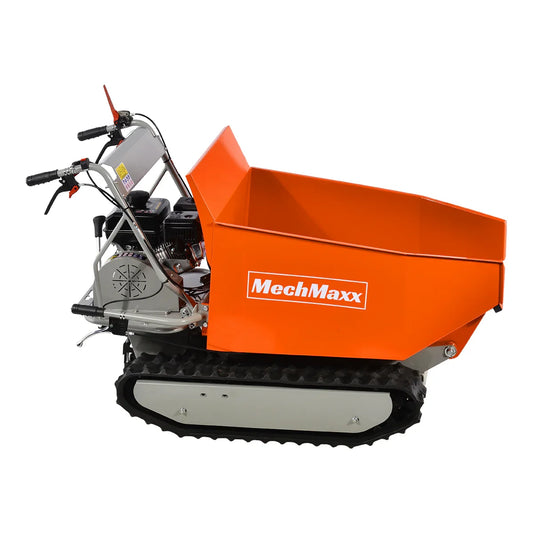 MechMaxx D50MA Mini Dumper 1100 lbs Load Capacity Petrol Engine Powered Track New