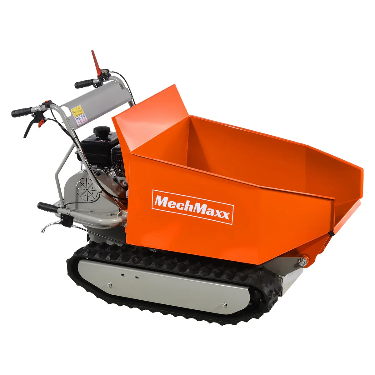 MechMaxx D50MA Mini Dumper 1100 lbs Load Capacity Petrol Engine Powered Track New