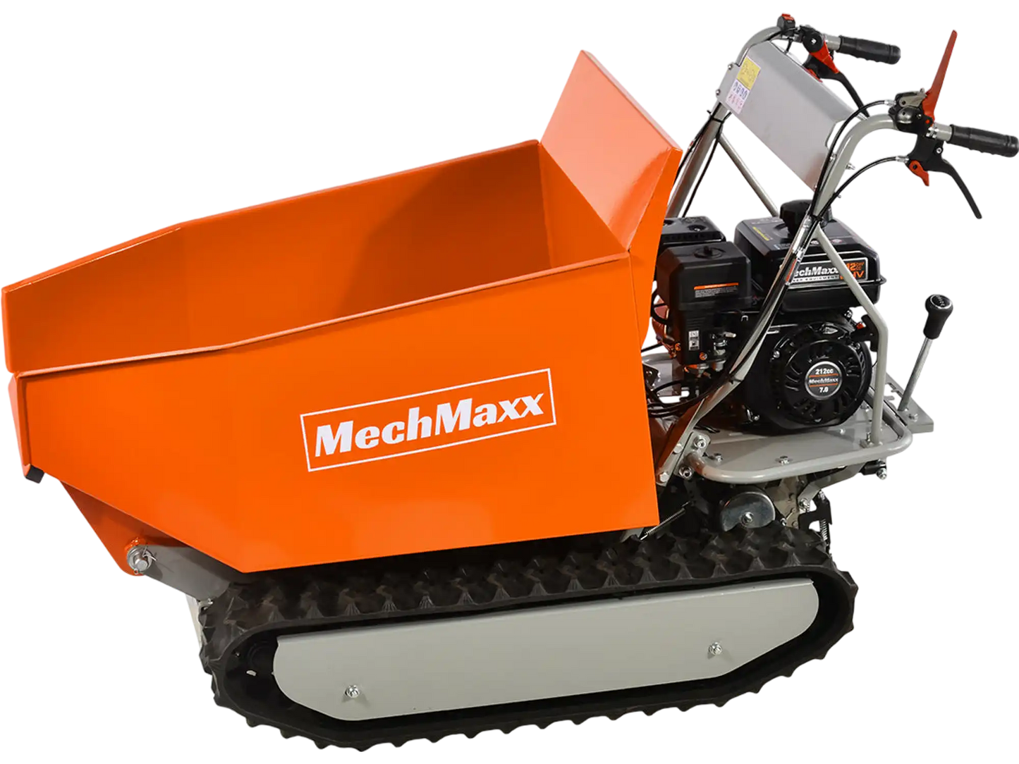 MechMaxx D50MA Mini Dumper 1100 lbs Load Capacity Petrol Engine Powered Track New