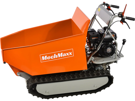 MechMaxx D50MA Mini Dumper 1100 lbs Load Capacity Petrol Engine Powered Track New