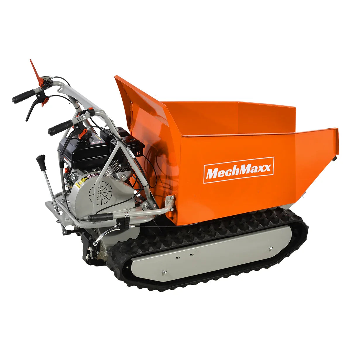 MechMaxx D50MA Mini Dumper 1100 lbs Load Capacity Petrol Engine Powered Track New