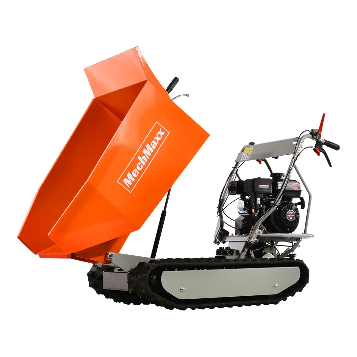 MechMaxx D50MA Mini Dumper 1100 lbs Load Capacity Petrol Engine Powered Track New
