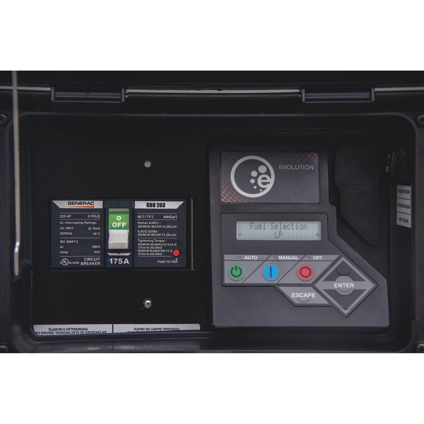 Generac Protector RG06045KNAX 60kW Liquid Cooled 3 Phase 277/480V Standby Generator