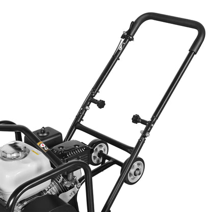 MechMaxx PC90H Plate Compactor Honda GX160 Vibratory with Wheel Kit 3600 lbs Centrifugal Force for Soil Gravel Asphalt Paver Base New