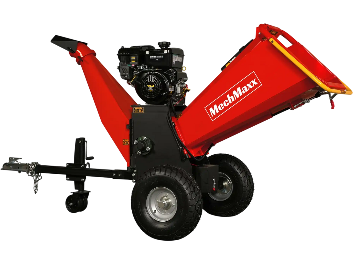 MechMaxx P4206 Wood Chipper 6" Electric Start B&S Vanguard 408cc 14HP Gasoline Engine Powered Drum New