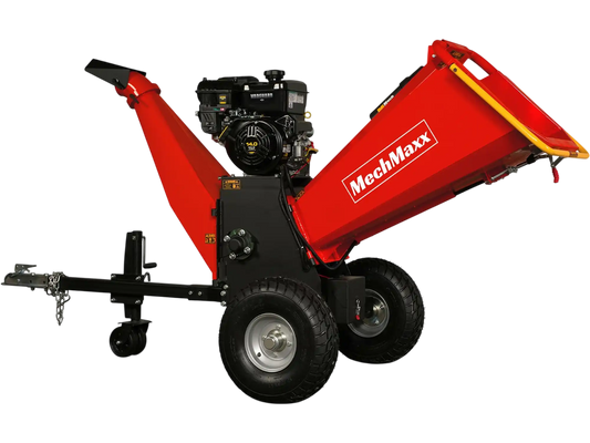 MechMaxx P4206 Wood Chipper 6" Electric Start B&S Vanguard 408cc 14HP Gasoline Engine Powered Drum New