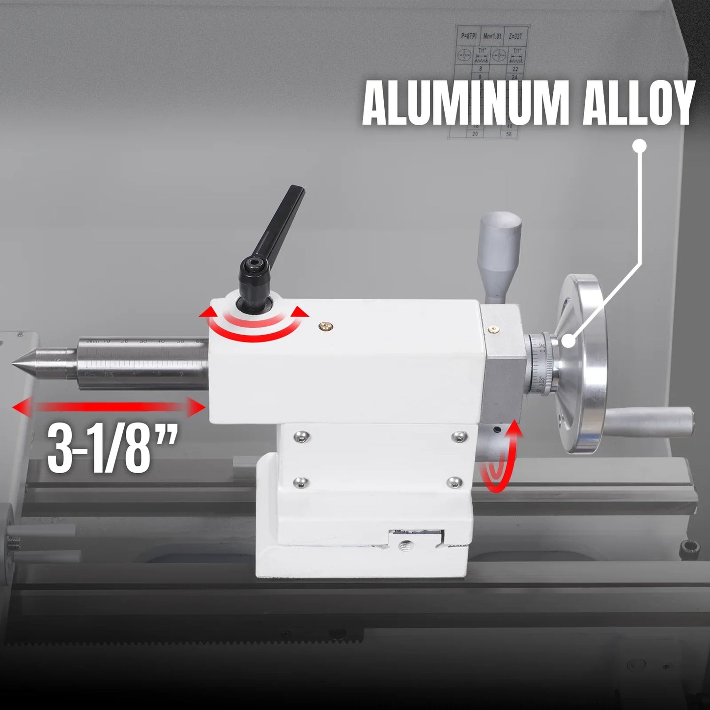 MechMaxx 1130VC Combination Lathe Milling Machine 2 HP 11" x 30" Brushless Variable Speed Benchtop Metalworking Lathe Drilling Machine New