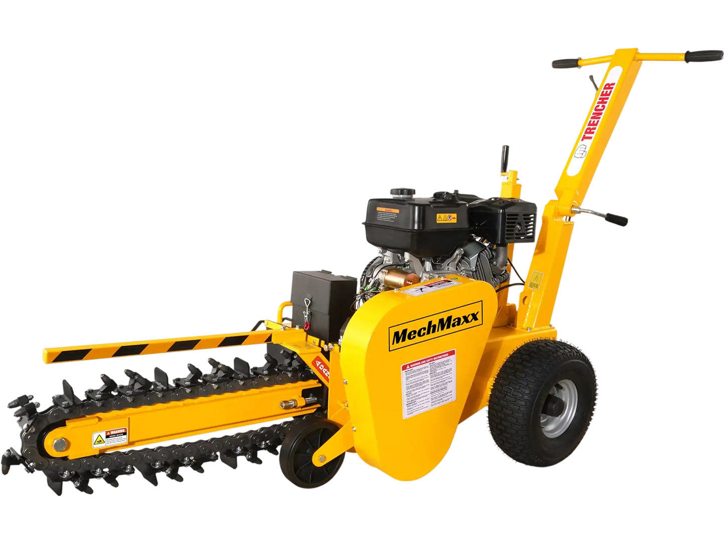 MechMaxx TCR1500 Mini Trencher 15HP 420cc Electric Start Powered 24" Ditching Trencher New