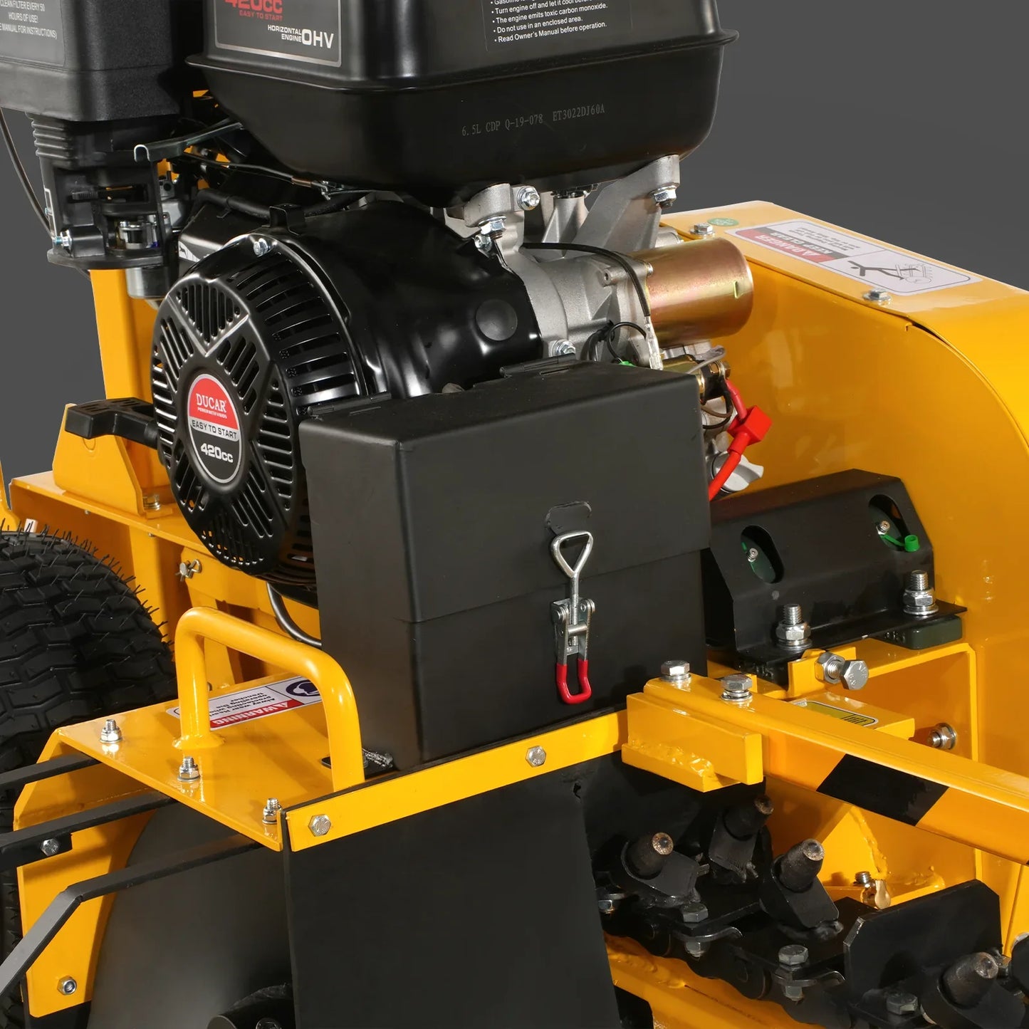 MechMaxx TCR1500 Mini Trencher 15HP 420cc Electric Start Powered 24" Ditching Trencher New