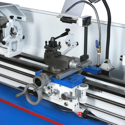 MechMaxx 1440G Metal Lathe Industrial Variable Speed DRO 14" x 40" 2HP High Precision With Stand New