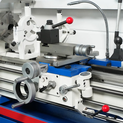MechMaxx 1440GV+dro Metal Lathe 14 x 40" Industrial Variable Speed DRO Gunsmith Gearhead Precision Turning Drilling Belt Drive New