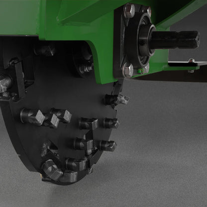 MechMaxx SG24 Stump Grinder 3-Point PTO 34 Carbide Teeth for 15-45HP Tractor New