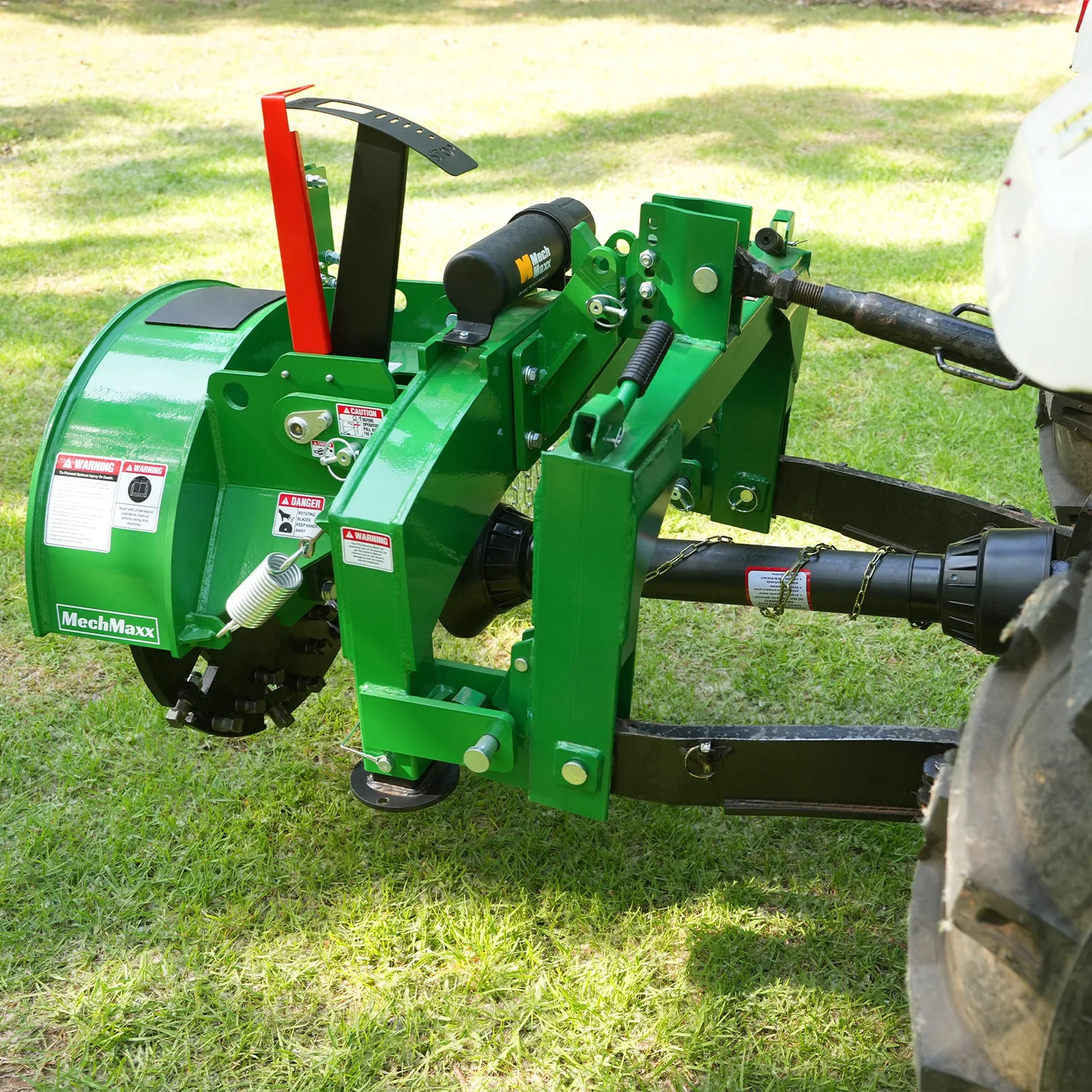 MechMaxx SG24PRO Stump Grinder 3-Point PTO 34 Carbide Teeth for 15-45HP Tractor New