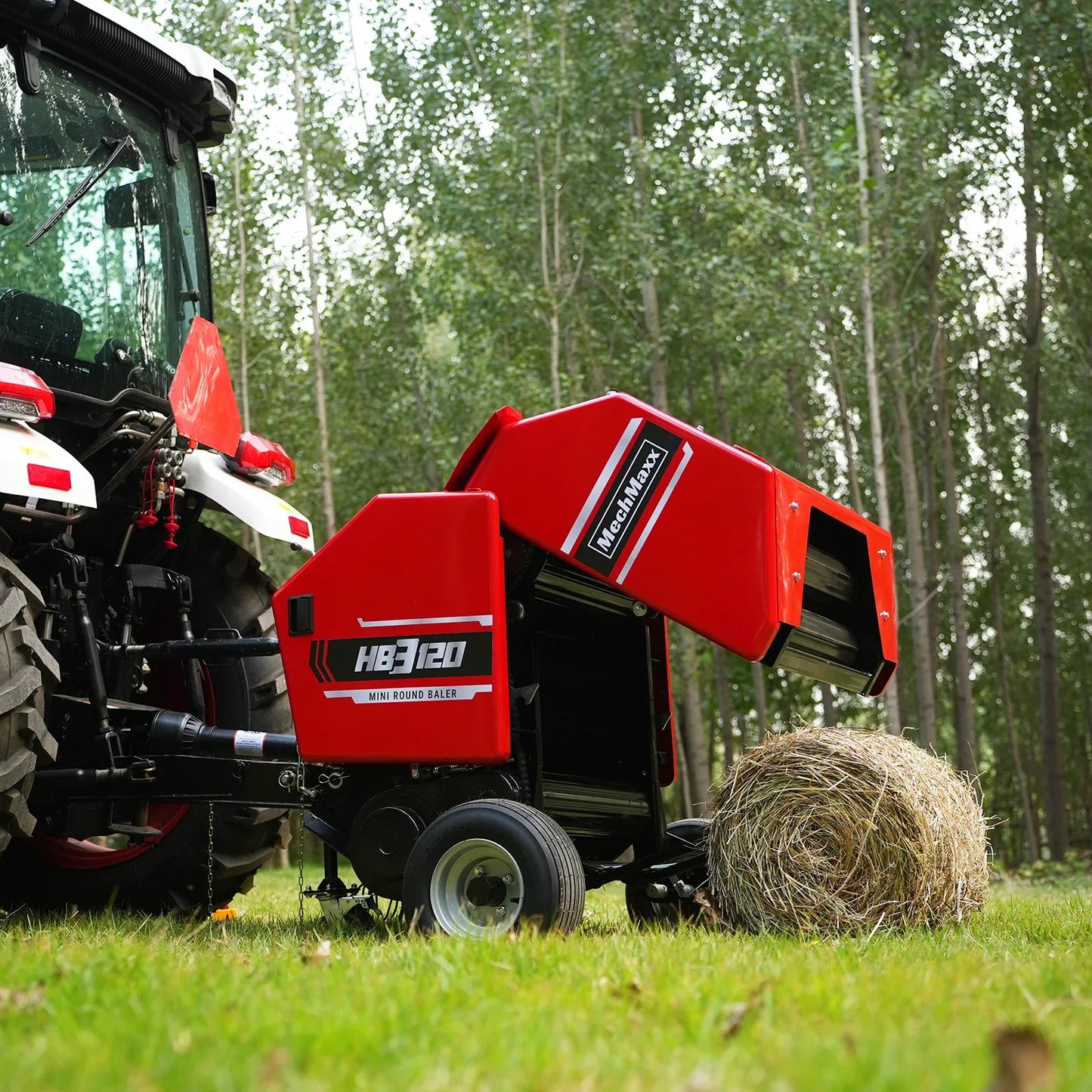 MechMaxx HB3120, HT100 Hay Equipment Bundle Hay Baler & Hay Rake Tedder New