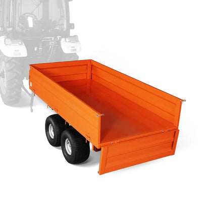 MechMaxx DT4X8 Dump Trailer 2-Ton Capacity Heavy-Duty New