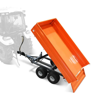 MechMaxx DT4X8 Dump Trailer 2-Ton Capacity Heavy-Duty New