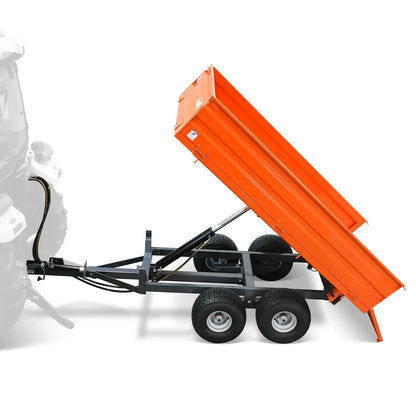 MechMaxx DT4X8 Dump Trailer 2-Ton Capacity Heavy-Duty New