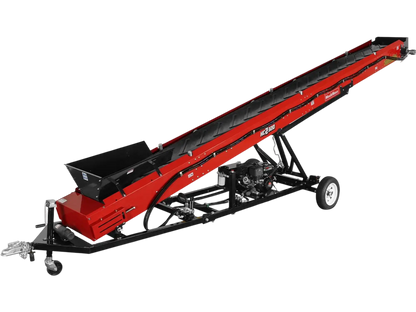 MechMaxx HC2320 Firewood Conveyor Heavy Duty 9HP 270cc Gas Powered 180" Lift Height 276" Length 24" Width New