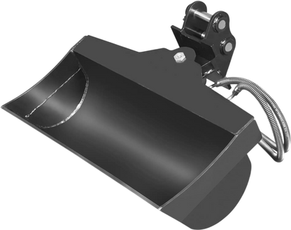 MechMaxx 150551 Excavator Bucket Tilting Bucket for Mini Compact Excavator MEC17 MEC17PRO New