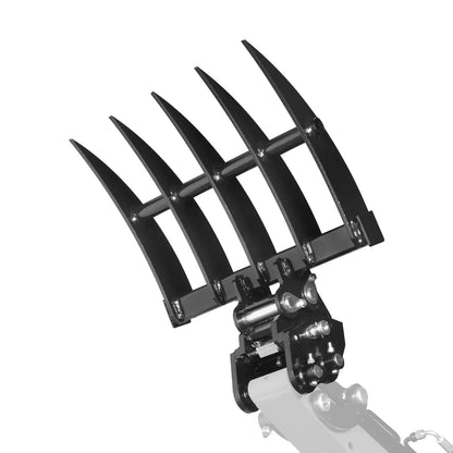 MechMaxx 150554 Mini Excavator Attachments 5-Piece Attachment Set for Mini Compact Excavator New
