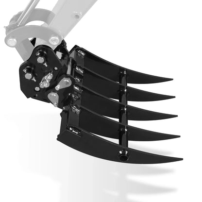 MechMaxx 150554 Mini Excavator Attachments 5-Piece Attachment Set for Mini Compact Excavator New