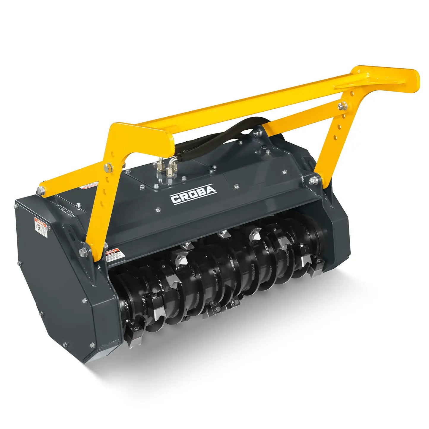MechMaxx MCH37 Skid Steer Mulcher 37" Mini Drum Forestry Brush Mulcher Attachment 11 to 16 GPM New