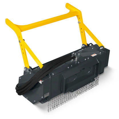 MechMaxx MCH37 Skid Steer Mulcher 37" Mini Drum Forestry Brush Mulcher Attachment 11 to 16 GPM New