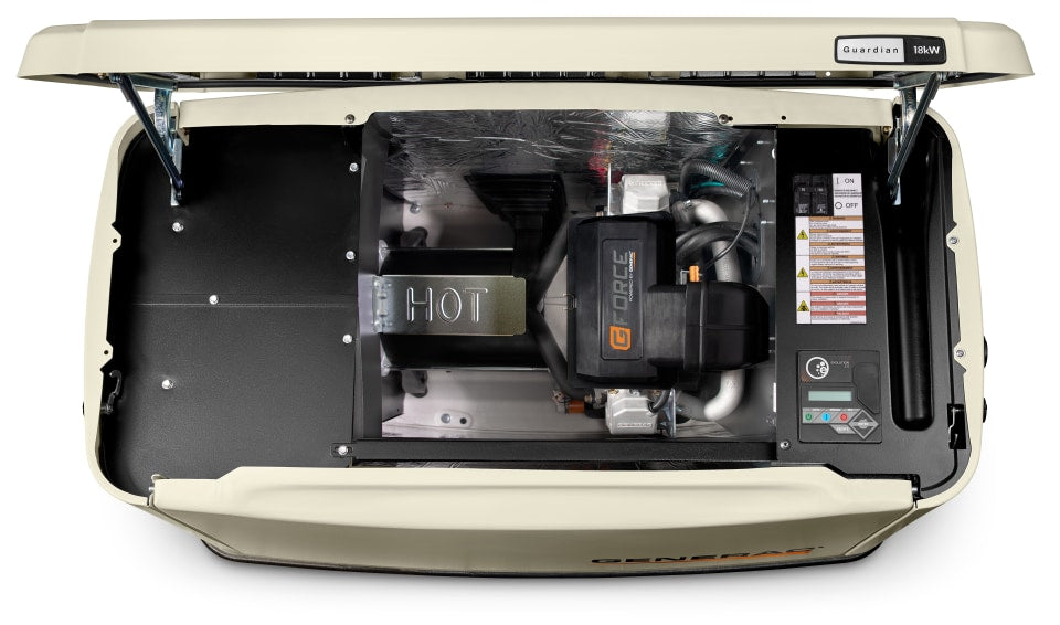 Generac 7228 Guardian 18kW Standby Generator WiFi w/ 200 Amp Automatic Transfer Switch