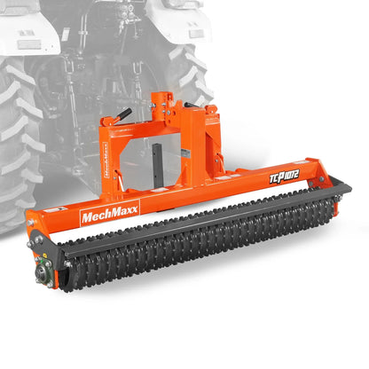 MechMaxx TCP1072 Cultipacker 72" 32 Ductile Iron Wheels Scraper Bar Category 1 and 2 3 Point Hitch Tractor Attachment New