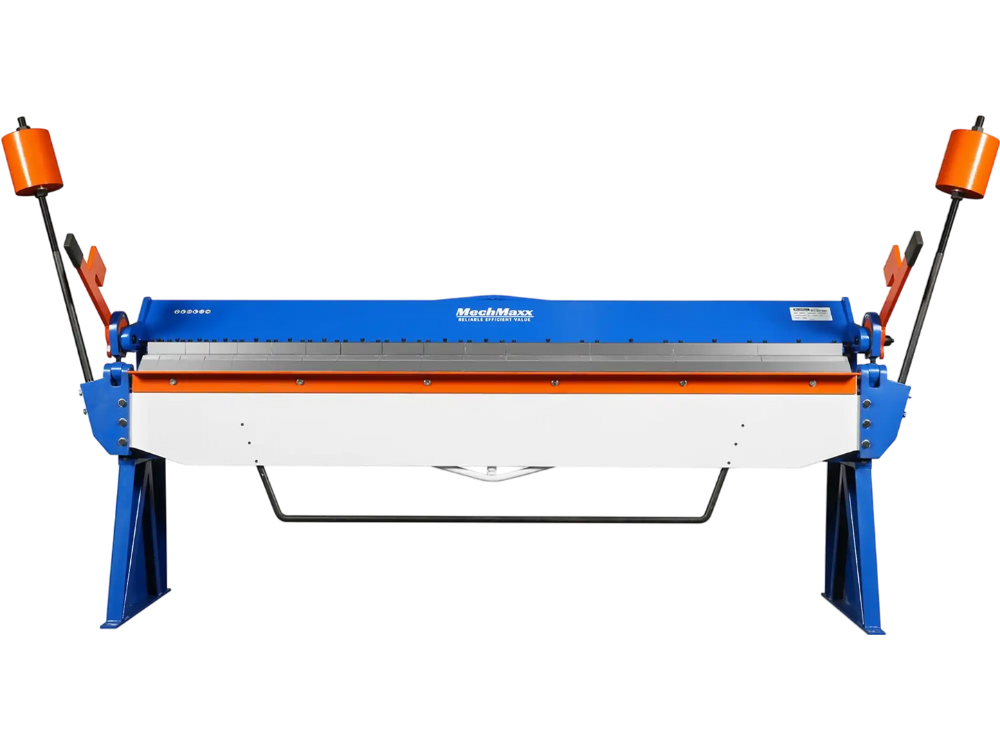 MechMaxx PB12014 Sheet Metal Brake 120" Manual 14 Gauge Box and Pan Adjustable Fingers Heavy-Duty Steel New