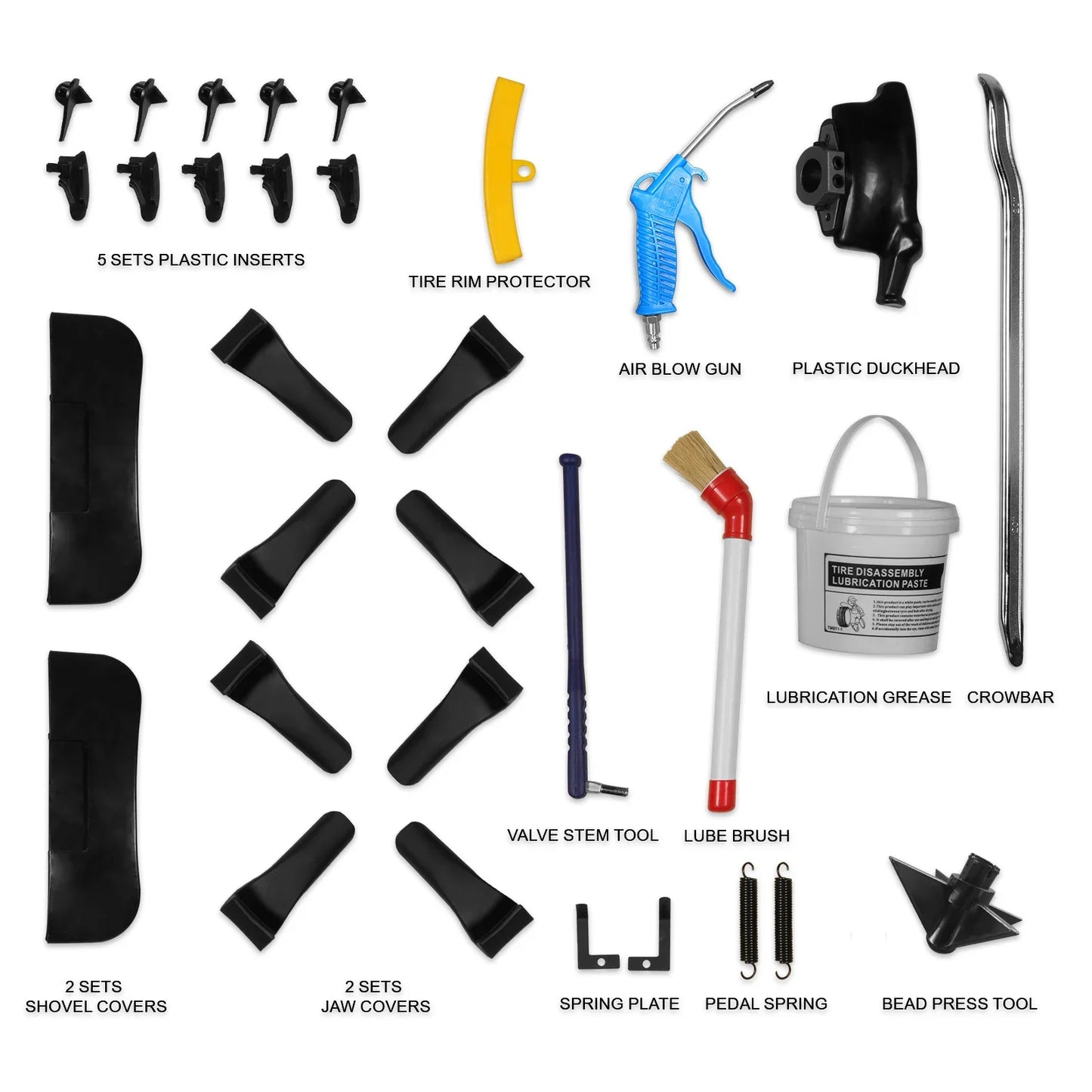 MechMaxx TC9682+WB855 Tire Changer High Performance Tilt Back Wheel Balancer Bundle New