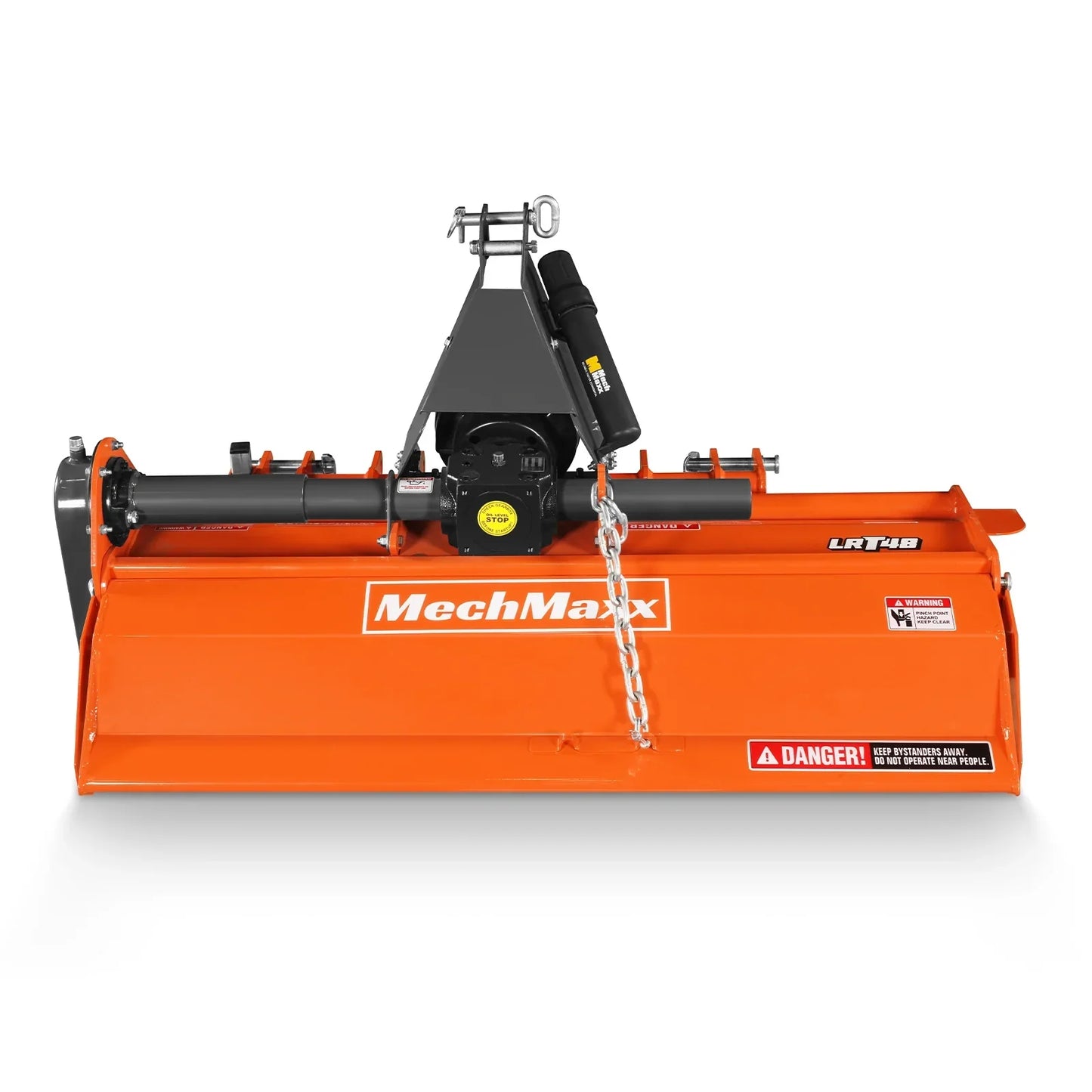 MechMaxx LRT48 Rotary Tiller 48" 3 Point Hitch Cat 1 Chain Drive PTO Shaft Included 18-35 HP New