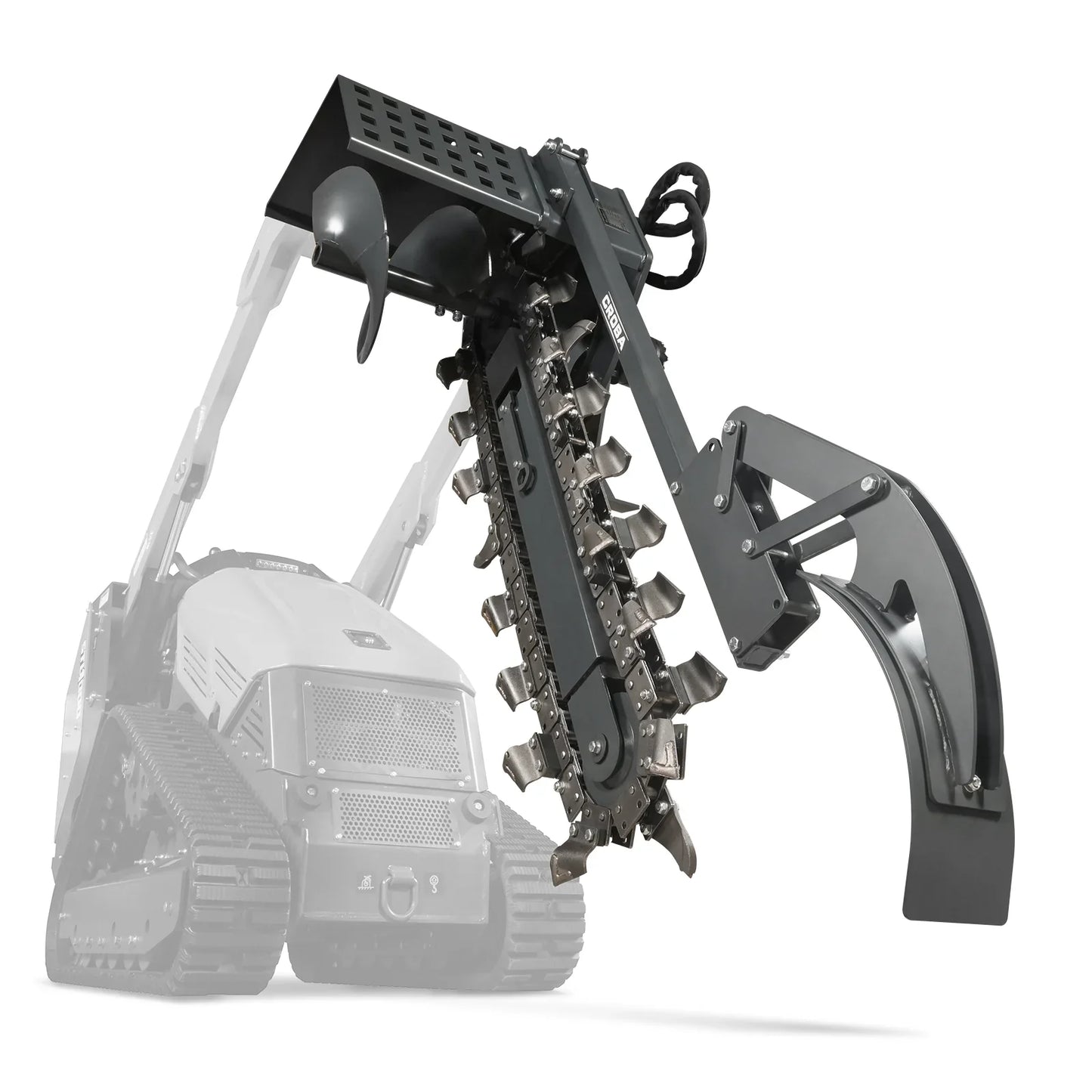 MechMaxx TR20 Trencher 20" Cutting Depth Mini Skid Steer New